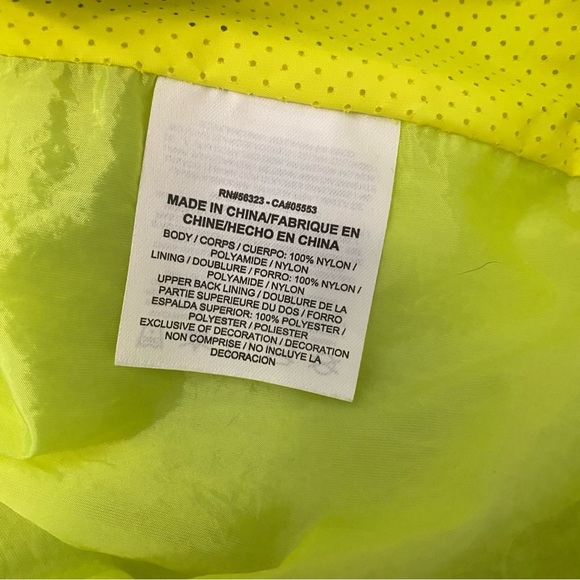 Nike | tech neon yellow aero shield moto cape jacket - Picture 6 of 6
